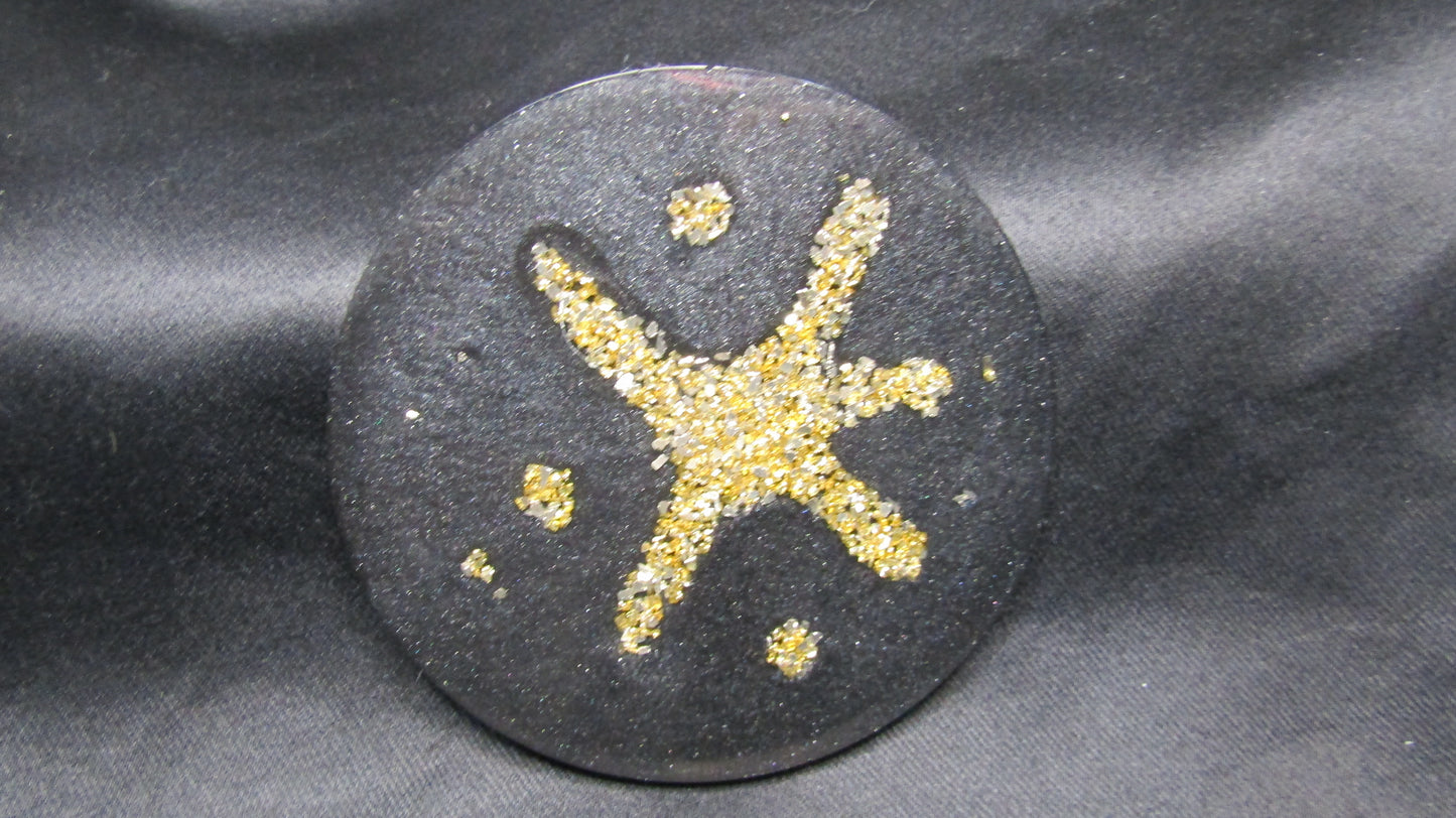 Black & Gold Coaster