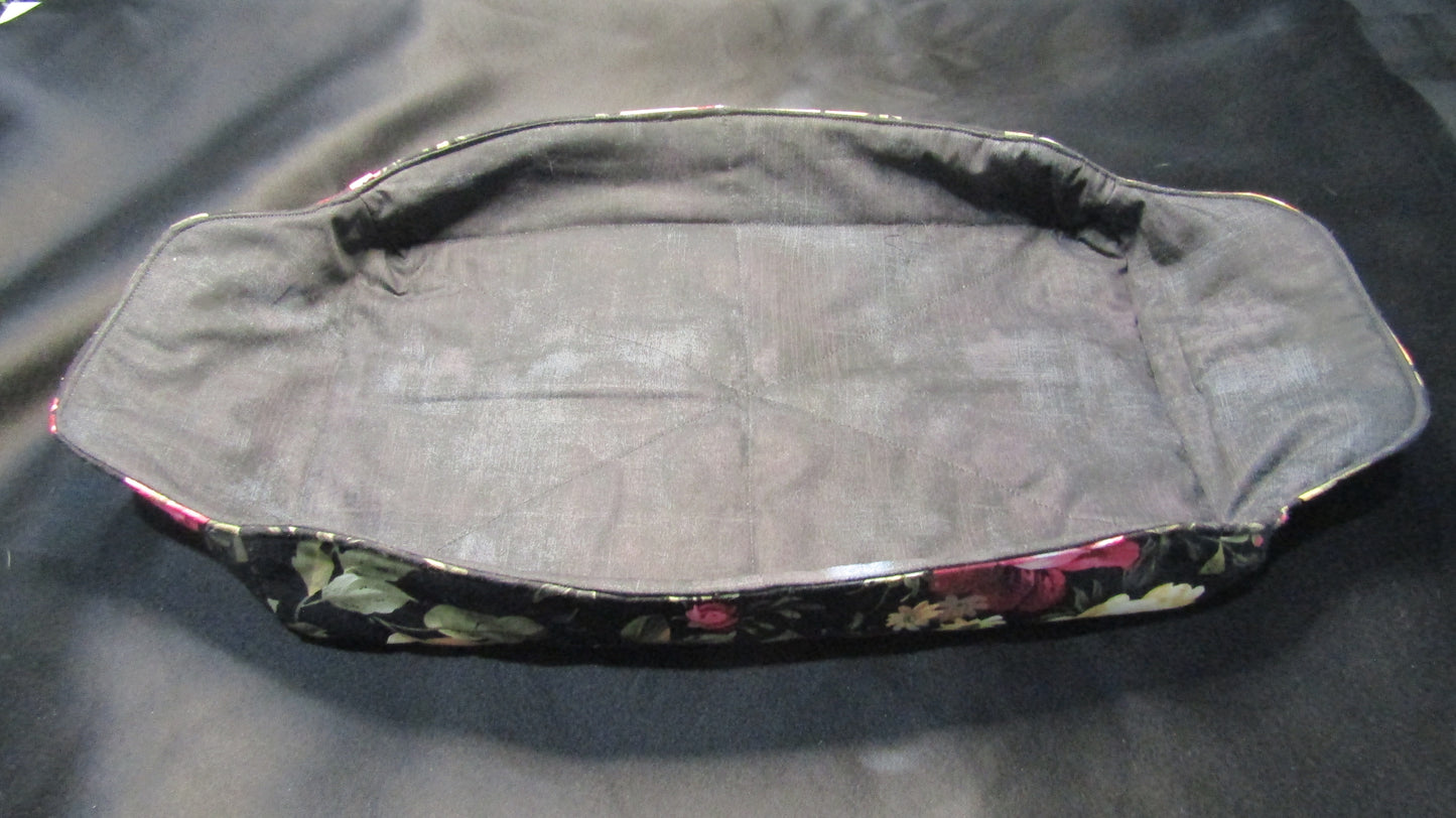 Black/Flowers 9x13 Cozy
