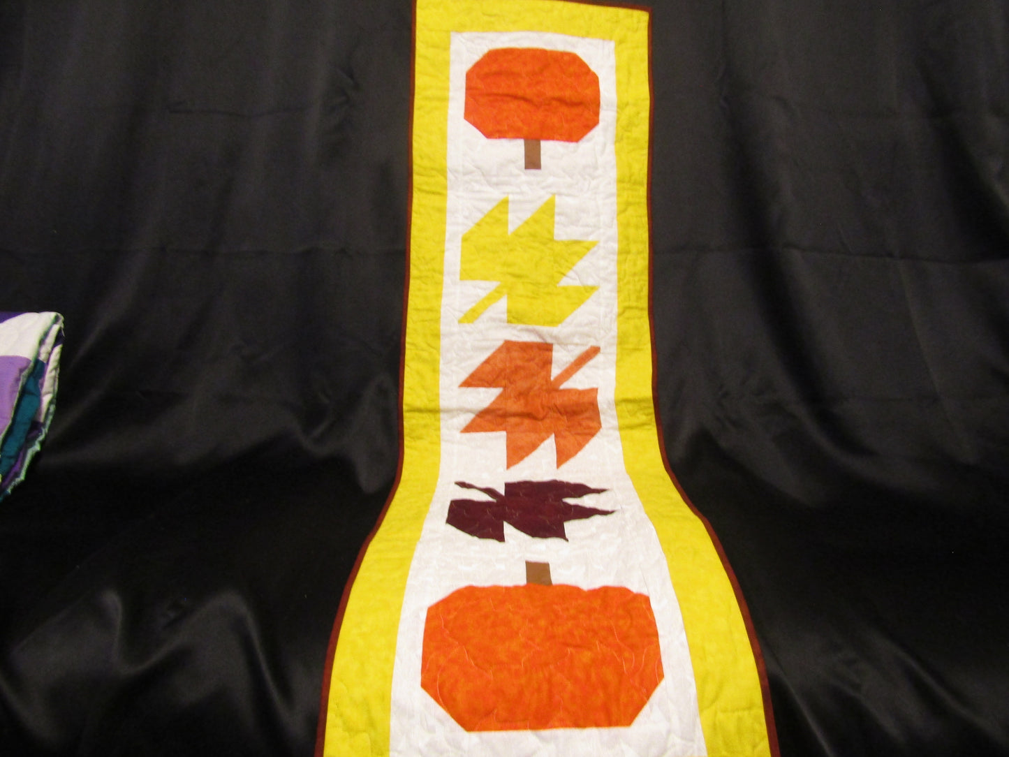 Leaves and Pumpkins Table Runner