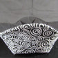 Black/White Swirls Bowl Cozy