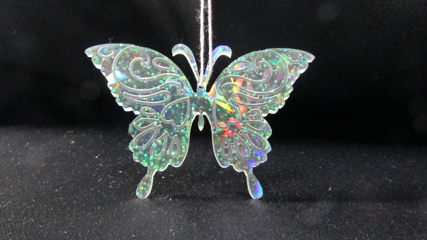 Clear Sparkle Butterfly