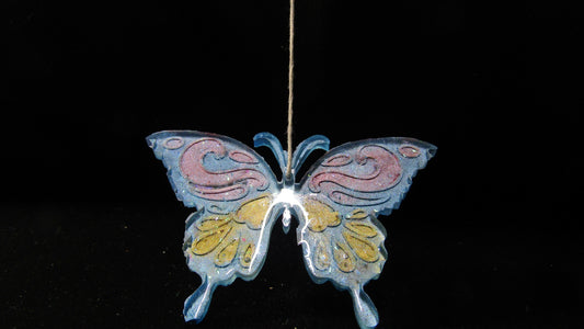 Blue & Pink Butterfly