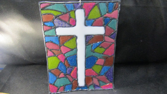 Stained Glass Cross