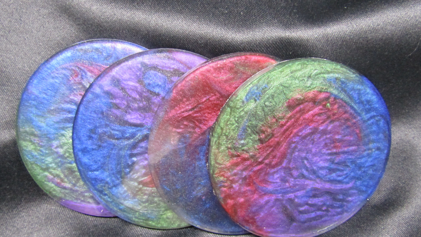 Multi-Colored Coaster Set