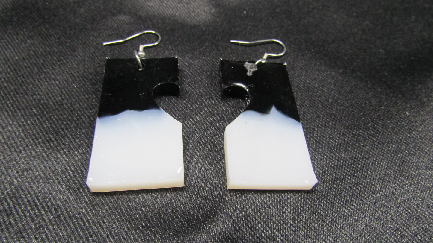 Black & White Earrings