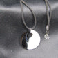 Blk & White Round Pendant Necklace