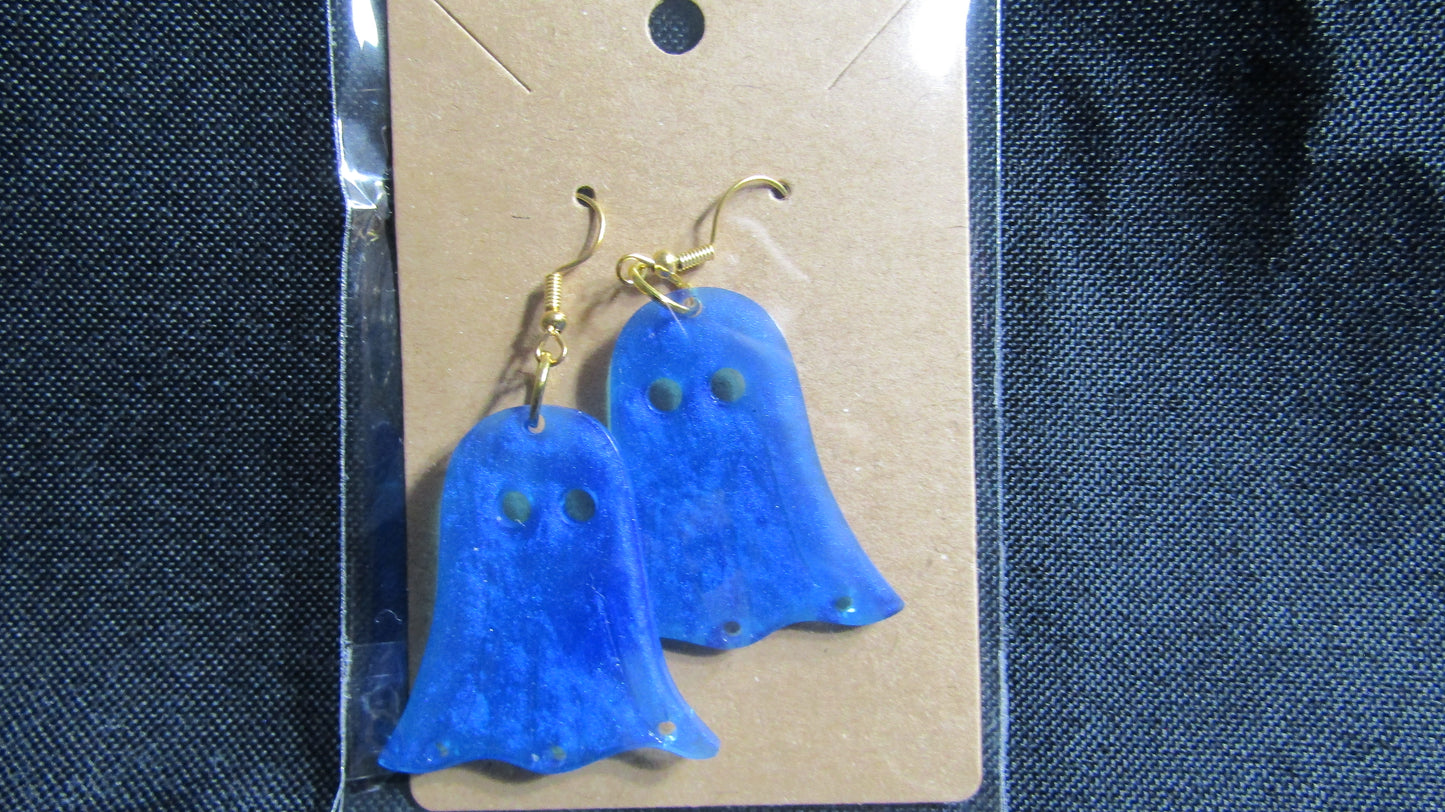 Blue Ghost Earrings