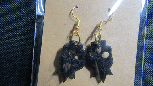 Black Skull Earrings