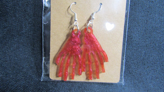 Skeleton Hand Earrings