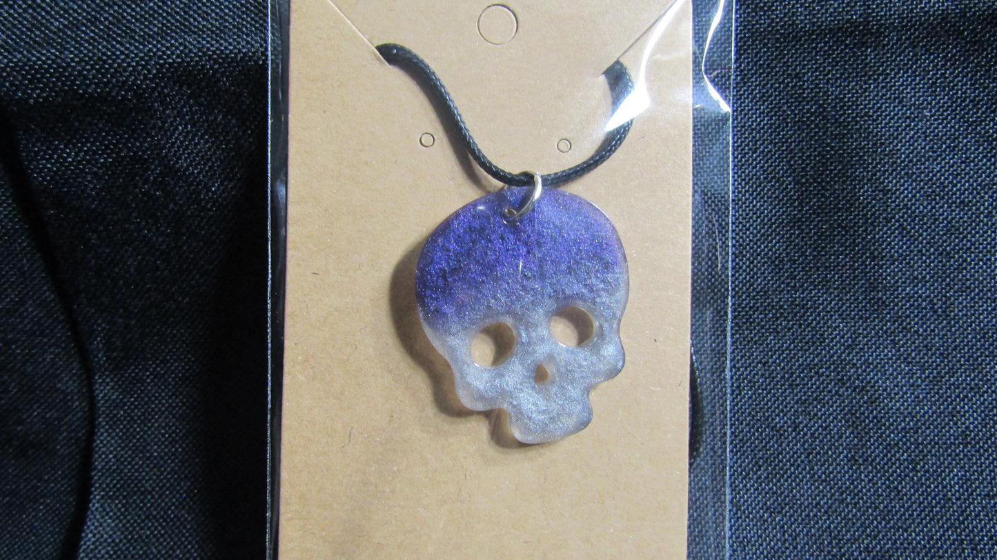 Grey Skull Necklace