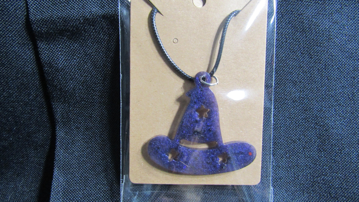 Purple Hat Necklace