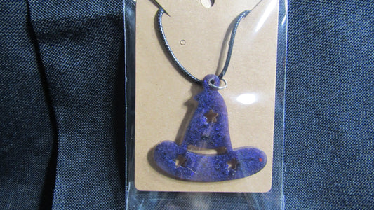 Purple Hat Necklace