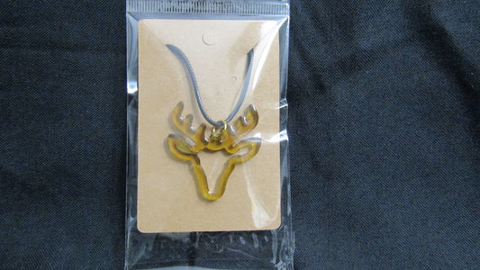 Reindeer Head Necklace