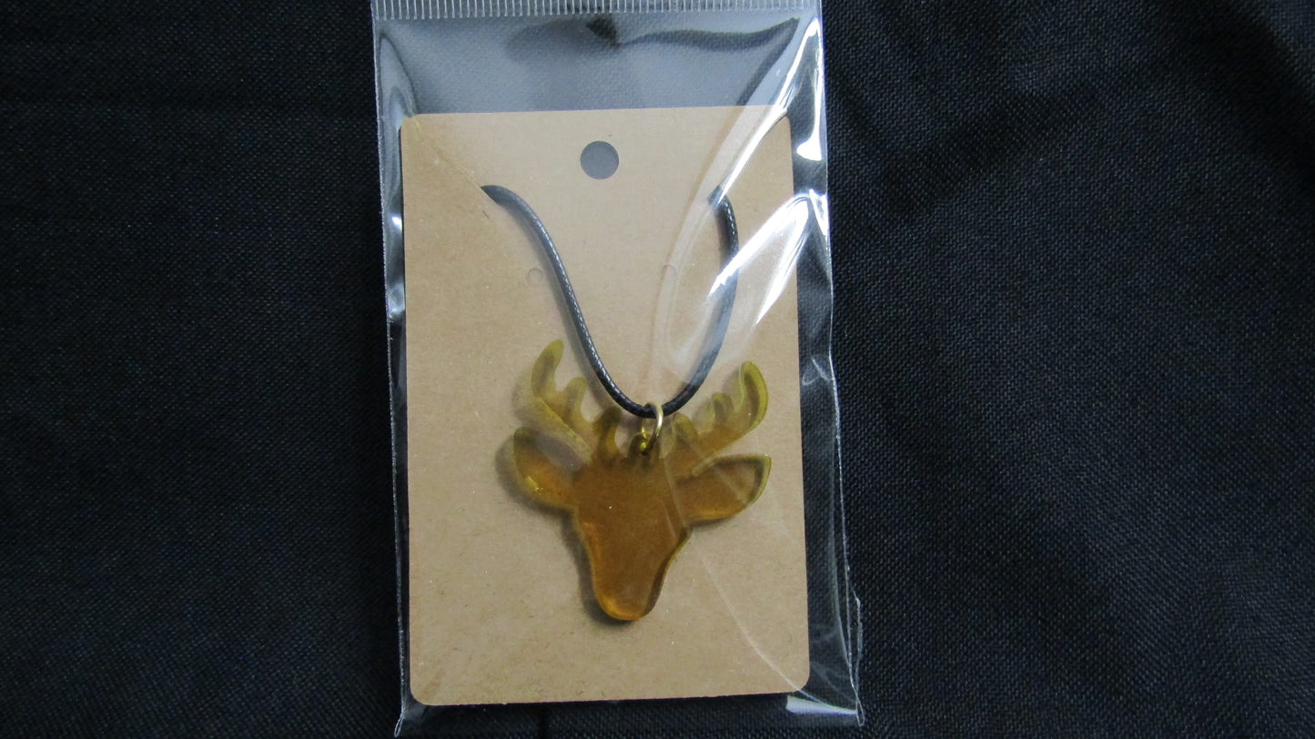 Reindeer Head Necklace