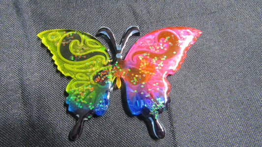 Multi-Colored Sparkle Butterfly