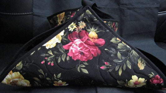 Black and Flowers Caddy