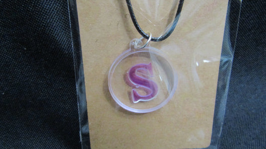 Violet Letter S Necklace