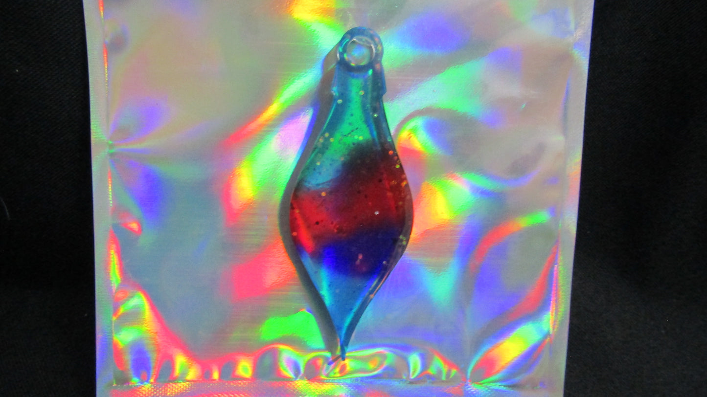 Multi-Colored Teardrop Bauble