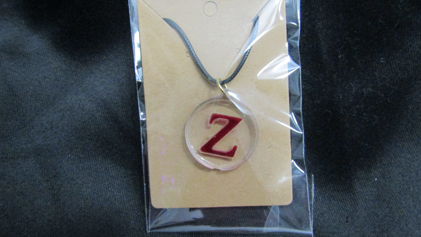 Purple Z Necklace