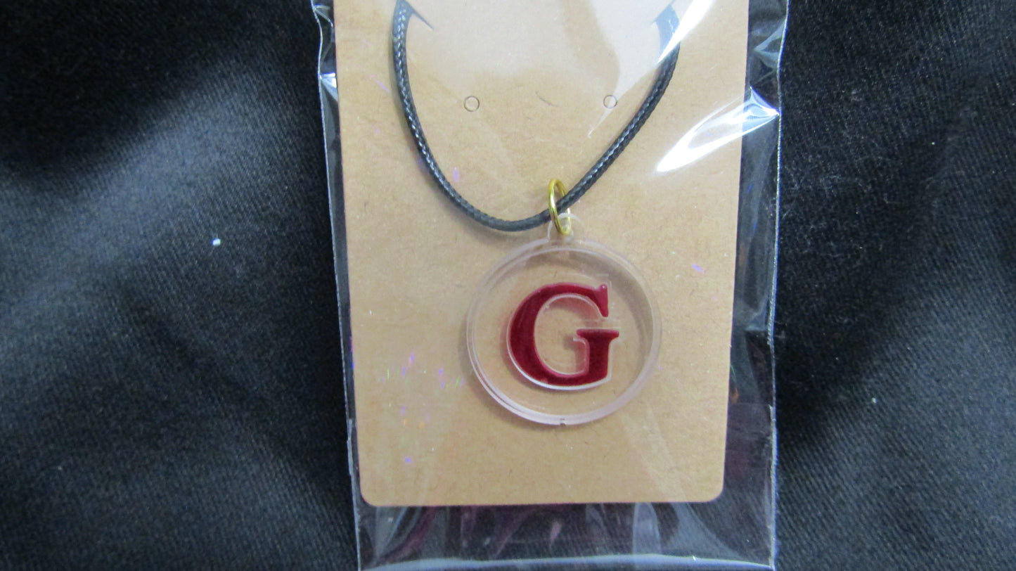 Purple G Necklace