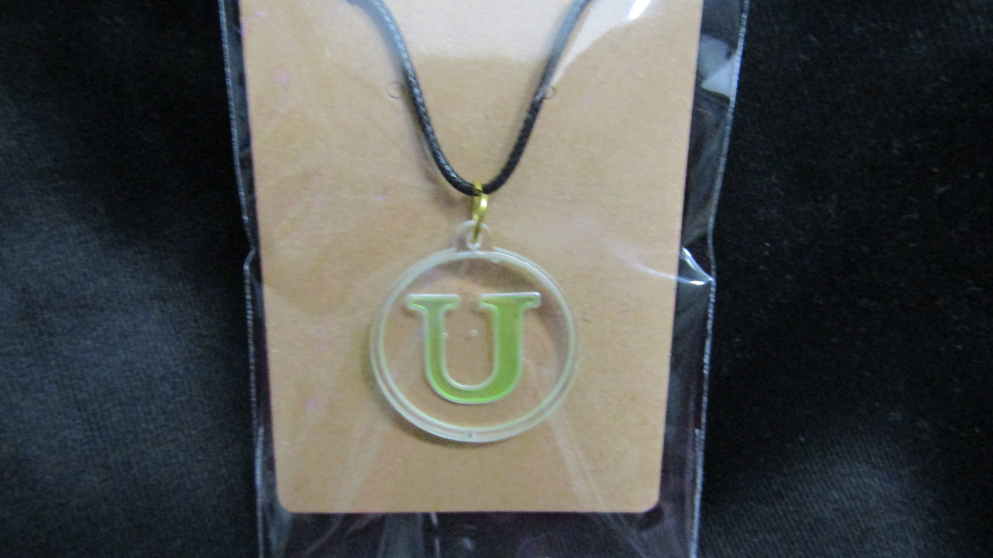 Green U Necklace