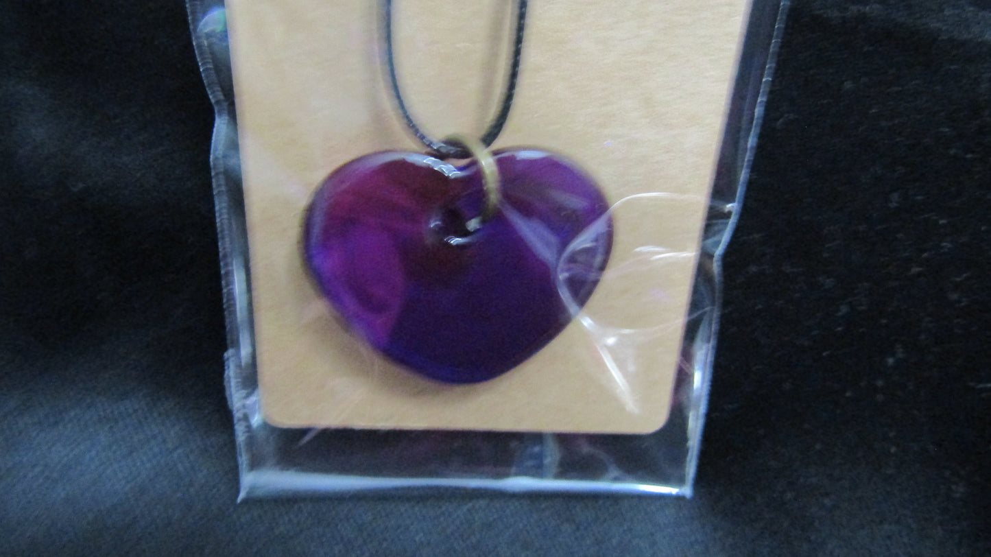 Purple Heart Necklace