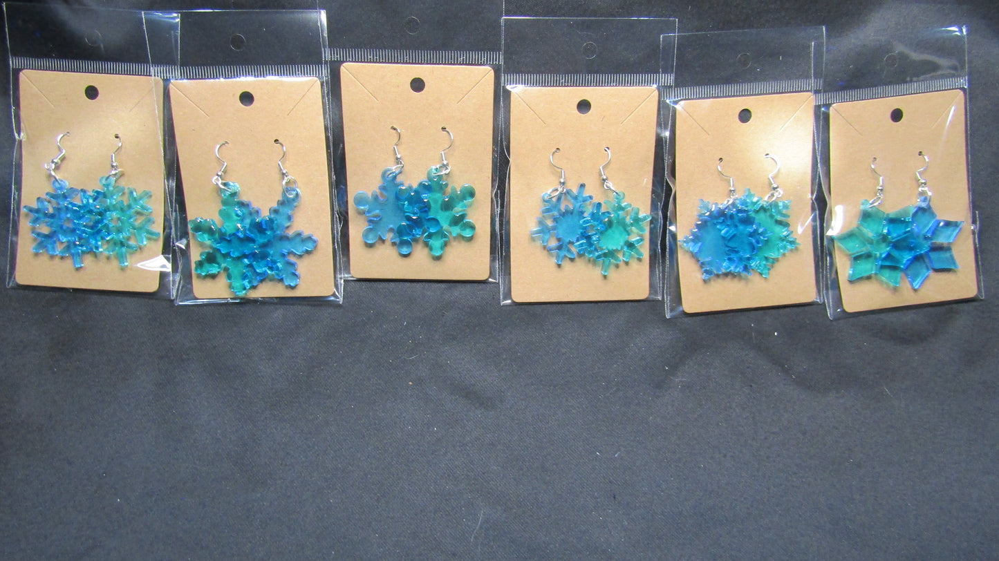 Assorted Snowflake Earrings