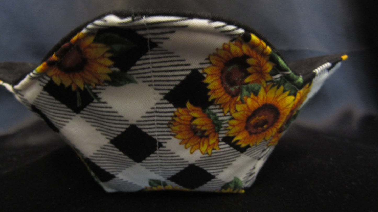 Checkered with Sunflowers
