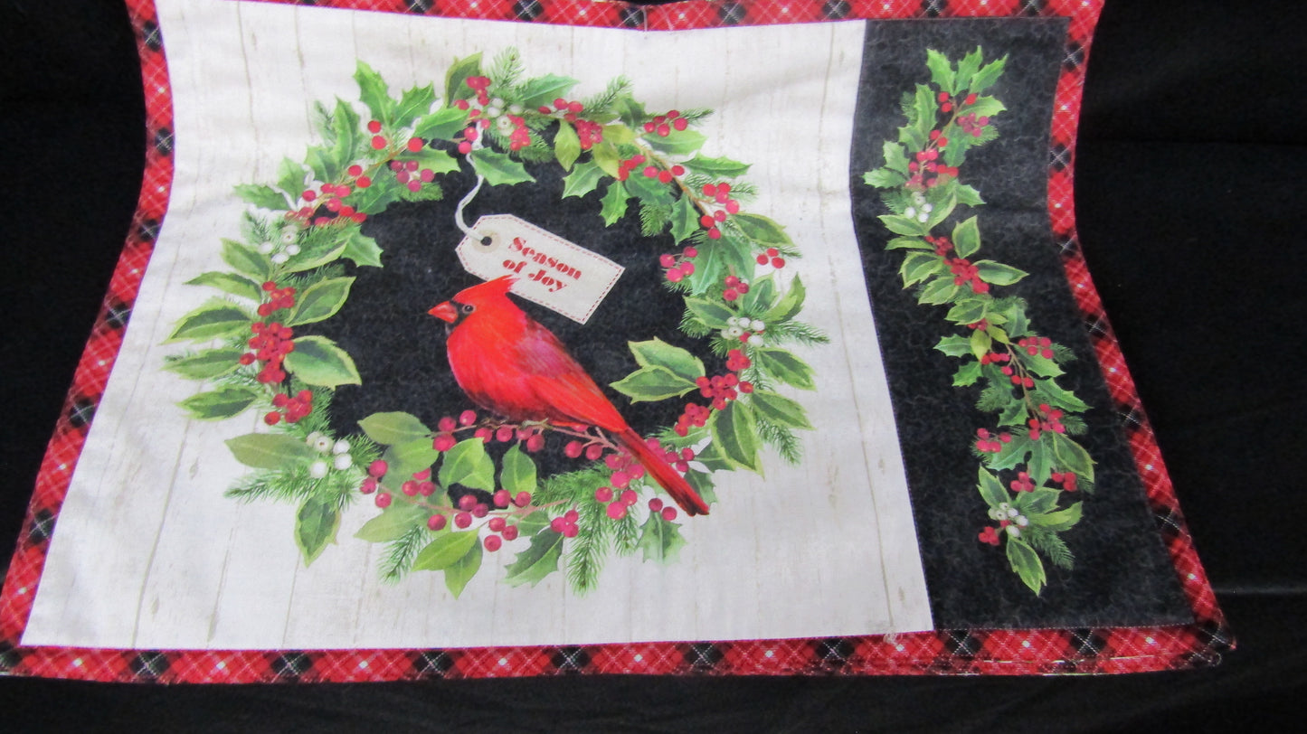 Cardinal and Wreath