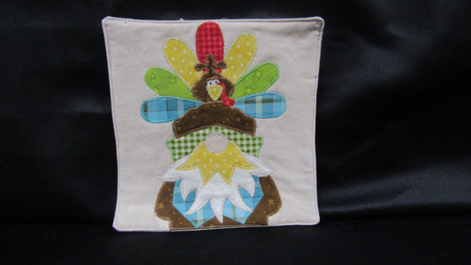 Appliqued Gnome Turkey