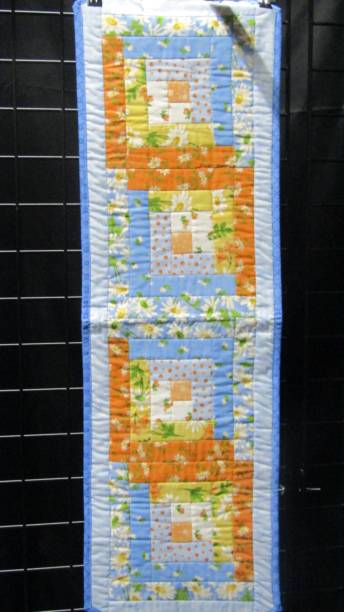 Reversible Flowers/Log Cabin Pattern