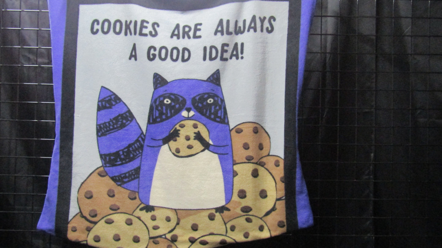 Cookies Fleece Pocket Blanket