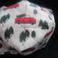 Red Truck Christmas Trees Cozy